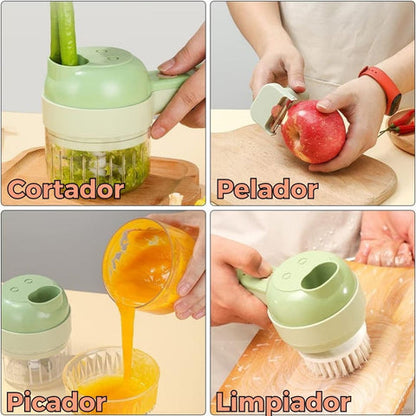 Cortador de Alimentos Eléctrico Portátil